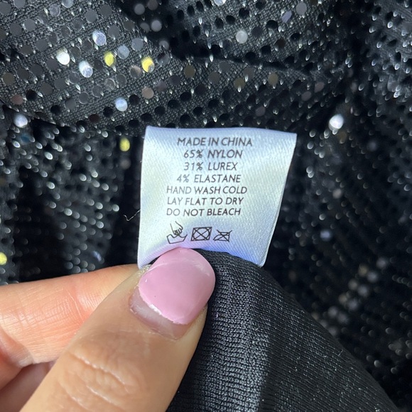 NWT SLA The Label Elegant Black Sequin Dress size XXS - Picture 10 of 12